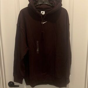 Nike Dark Brown Pullover Hoodie